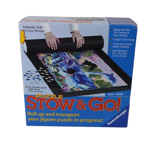 NWT Ravensburger Stow & Go 1000 PC Puzzle Storage System - The Perfect Puzzle Ac - Picture 2 of 7